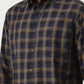 Red Checked Slim Fit Casual Shirt | Greenfibre