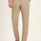 Khaki Solid Neo Fit Casual Trouser | Greenfibre