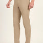 Khaki Solid Neo Fit Casual Trouser | Greenfibre