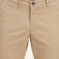 Khaki Solid Neo Fit Casual Trouser | Greenfibre