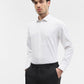White Solid Regular Fit Formal Shirt | Greenfibre