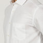 White Striped Regular Fit Formal Shirt | Greenfibre