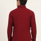 Maroon Solid Slim Fit Casual Shirt | Greenfibre