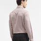 Peach Printed Slim Fit Formal Shirt | Greenfibre