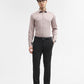 Peach Printed Slim Fit Formal Shirt | Greenfibre