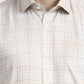 Fawn Checked Regular Fit Formal Shirt | Greenfibre