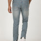 Smoky Blue Washed Slim Fit Jeans | Greenfibre