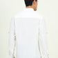 White Solid Slim Fit Semi Casual Shirt | Greenfibre