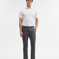 Dark Grey Solid Super Slim Fit Casual Trouser | Greenfibre