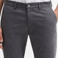 Dark Grey Solid Super Slim Fit Casual Trouser | Greenfibre