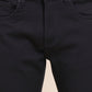 Dark Grey Solid Tailored Fit Jeans | Greenfibre