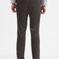 Dark Grey Solid Slim Fit Formal Trouser | Greenfibre