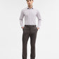 Dark Grey Solid Slim Fit Formal Trouser | Greenfibre