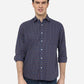 Dutch Blue Checked Smart Fit Semi Casual Shirt | Greenfibre