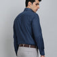 Blue Checked Slim Fit Formal Shirt | Greenfibre