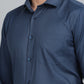 Blue Checked Slim Fit Formal Shirt | Greenfibre
