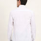 White Solid Slim Fit Semi Casual Shirt | Greenfibre