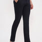 Navy Blue Solid Super Slim Fit Casual Trouser | Greenfibre