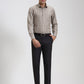 Fawn Checked Slim Fit Formal Shirt | Greenfibre