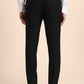 Black Solid Super Slim Fit Formal Trouser | Greenfibre