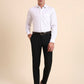 Black Solid Super Slim Fit Formal Trouser | Greenfibre