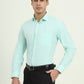 Mint Green Solid Regular Fit Formal Shirt | Greenfire