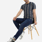 Blue Solid Urban Fit Jeans | Greenfibre