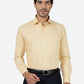 Peach Solid Slim Fit Formal Shirt | Greenfibre