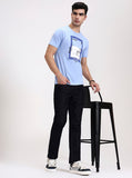 Raw Blue Washed Straight Fit Jeans | Greenfibre