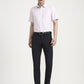 White & Pink Checked Regular Fit Formal Shirt | Greenfibre
