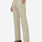 Khaki Solid Slim Fit Formal Trouser | Greenfibre