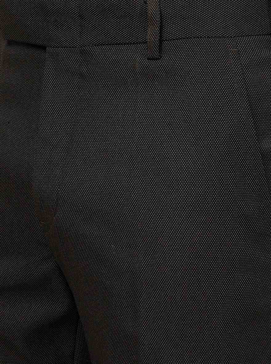 Brown Solid Super Slim Fit Formal Trouser | Greenfibre