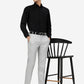 Grey Solid Super Slim Fit Formal Trouser | Greenfibre