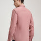 Peach Solid Slim Fit Casual Shirt | Greenfibre