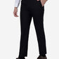 Black Solid Slim Fit Formal Trouser | Greenfibre