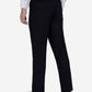 Black Solid Slim Fit Formal Trouser | Greenfibre