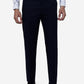 Blue Solid Slim Fit Formal Trouser | Greenfibre