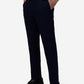 Blue Solid Slim Fit Formal Trouser | Greenfibre