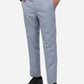 Grey Solid Slim Fit Formal Trouser | Greenfibre