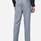 Grey Solid Slim Fit Formal Trouser | Greenfibre