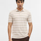 Fawn Jacquard Slim Fit Polo T-Shirt | Greenfibre