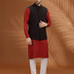 Black Solid Waist Coat | Greenfibre