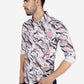 Wild Rose Printed Slim Fit Casual Shirt | Greenfibre