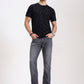 Black Printed Slim Fit T-Shirt | Greenfibre