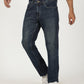 Dark Blue Washed Straight Fit Jeans | Greenfibre