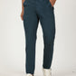 Blue Solid Neo Fit Casual Trouser | Greenfibre