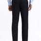 Navy Blue Solid Super Slim Fit Formal Trouser | Greenfibre