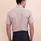 Fawn Solid Regular Fit Formal Shirt | Greenfibre