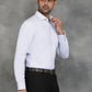 White Checked Slim Fit Formal Shirt | GreenFibre