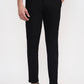 Black Solid Slim Fit Casual Trouser | Greenfibre